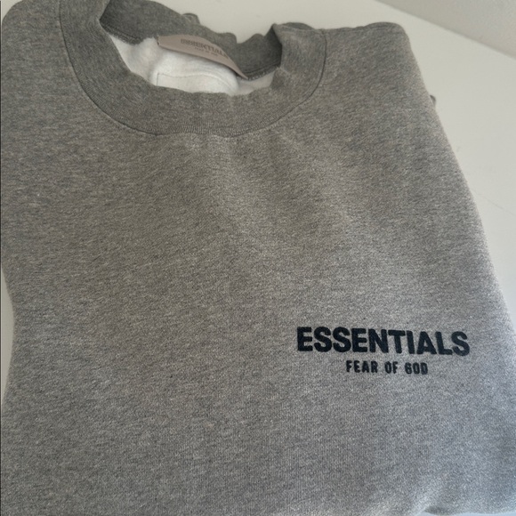 Essentials Heather Gray Crewneck - Picture 5 of 5